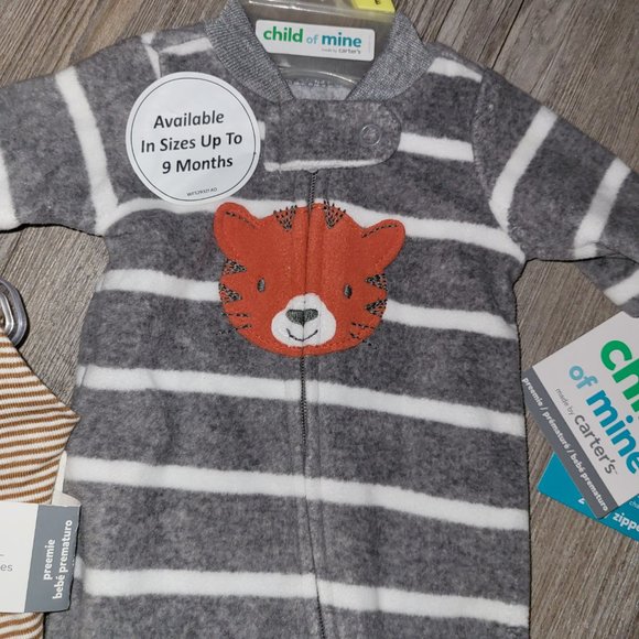 Carters preemie pajamas & bottoms - Picture 3 of 5